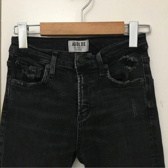 Agolde Sophie High Rise Skinny Crop Jeans - Picture 4 of 10